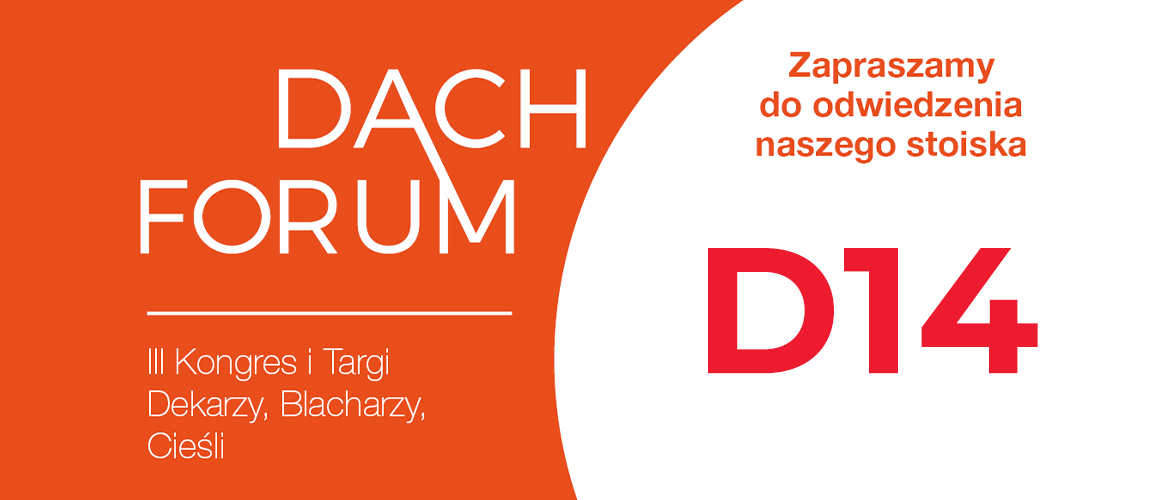 Będziemy na Targach Dach Forum w Kielcach
