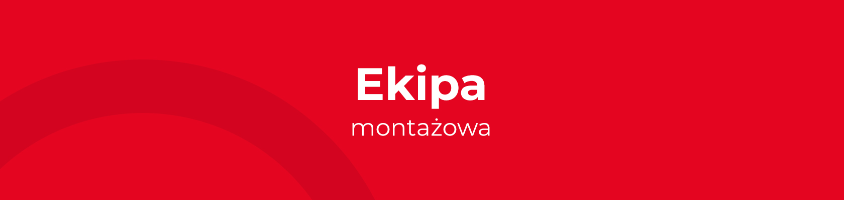 Ekipa montażowa